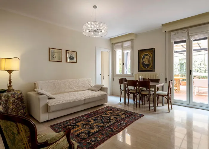 Casa Del Teatro Con Splendida Terrazza Di Fronte Al Teatro Rossini Apartamento *